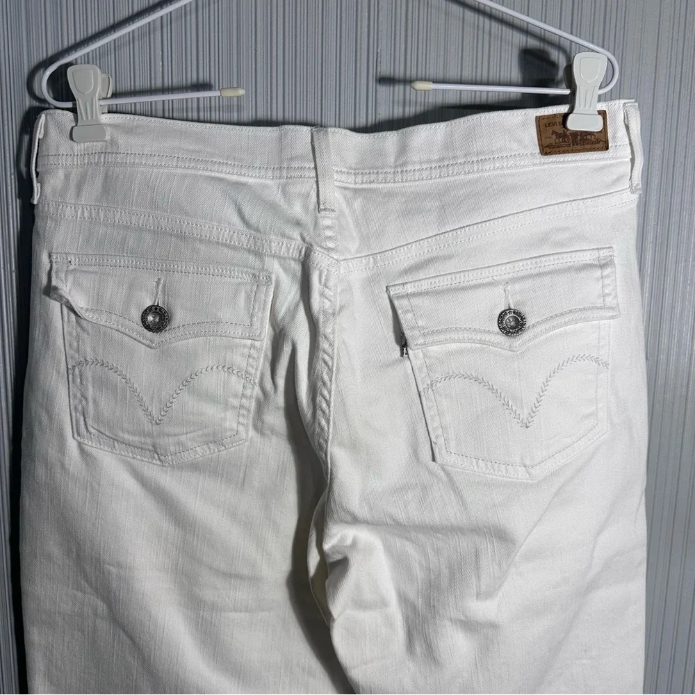Levi’s NWT white 515 skimmer capri jeans women’s 12